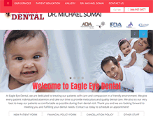 Tablet Screenshot of eagleeyedental.com